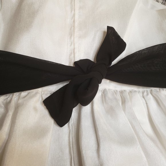 Black and White Dress for Girls - Picture 4 of 10